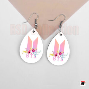 BTS logo Earrings