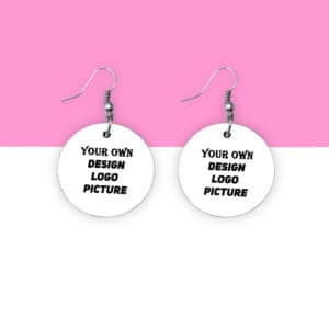 Customized Round Earrings