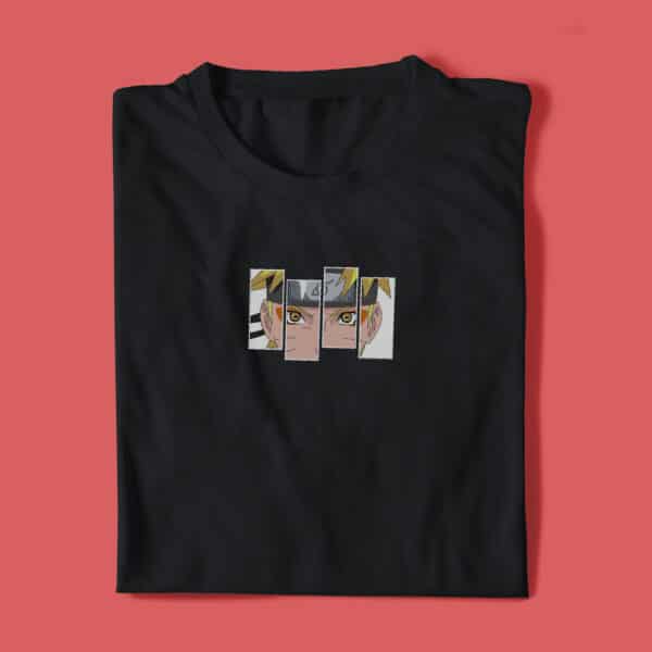 Naruto Anime T-shirt Black