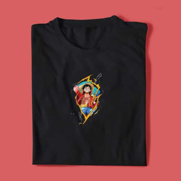 Monkey D Luffy Black T-shirt