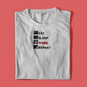 Eat Sleep Anime Repeat T-shirt