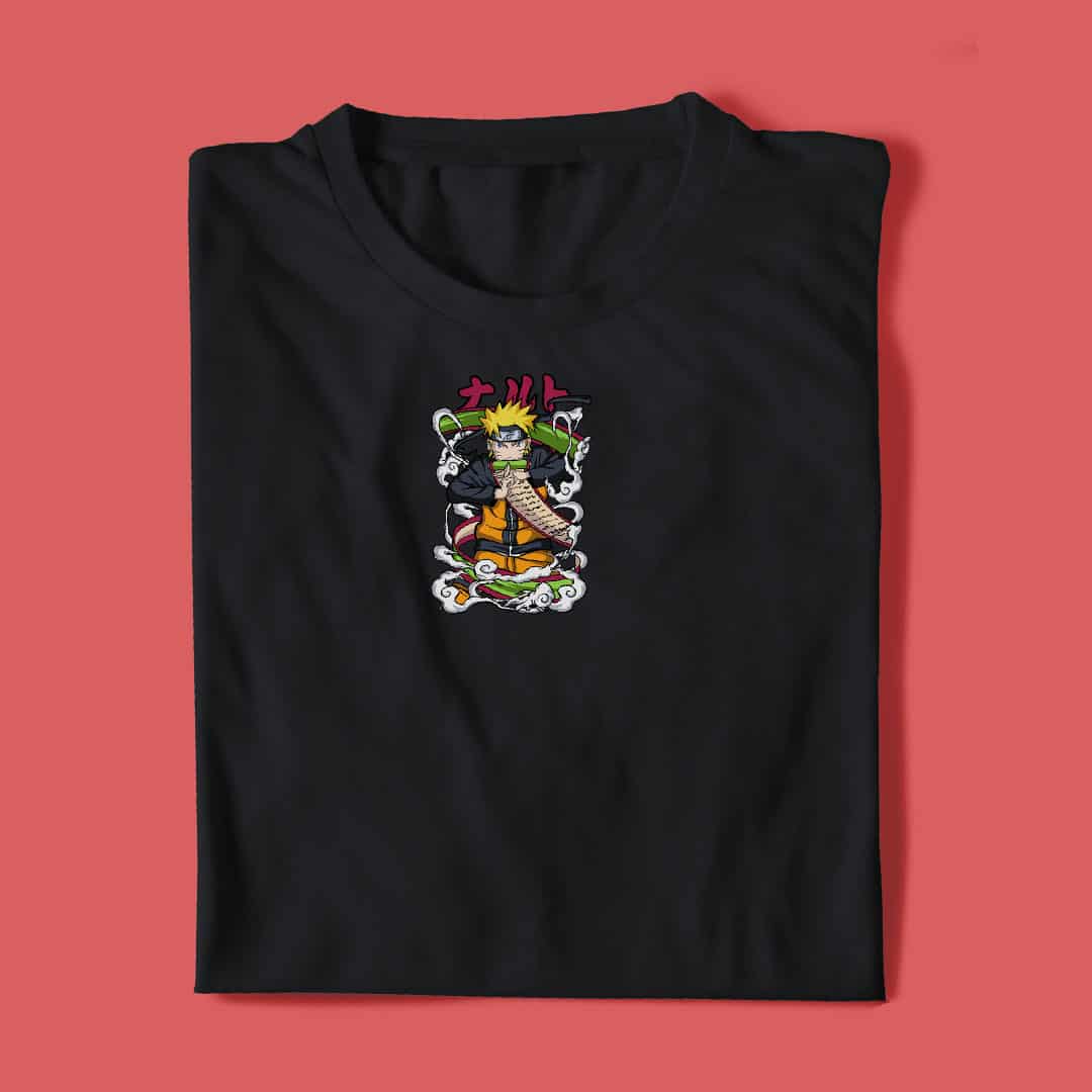 Naruto Anime black tshirt