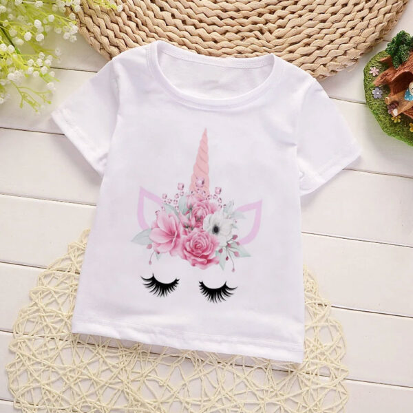 Unicorn Pink Crown T shirt