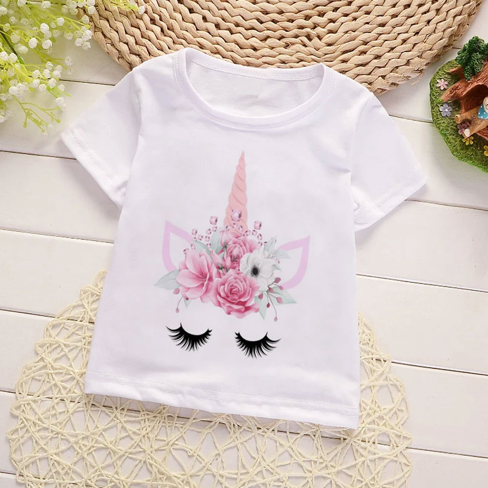 Unicorn Pink Crown T shirt
