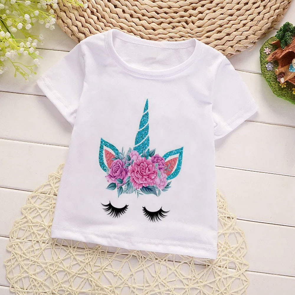 Unicorn Blue Crown baby t shirt
