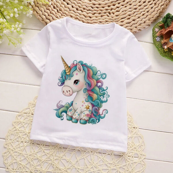 Unicorn Hourse Kids T shirt B126