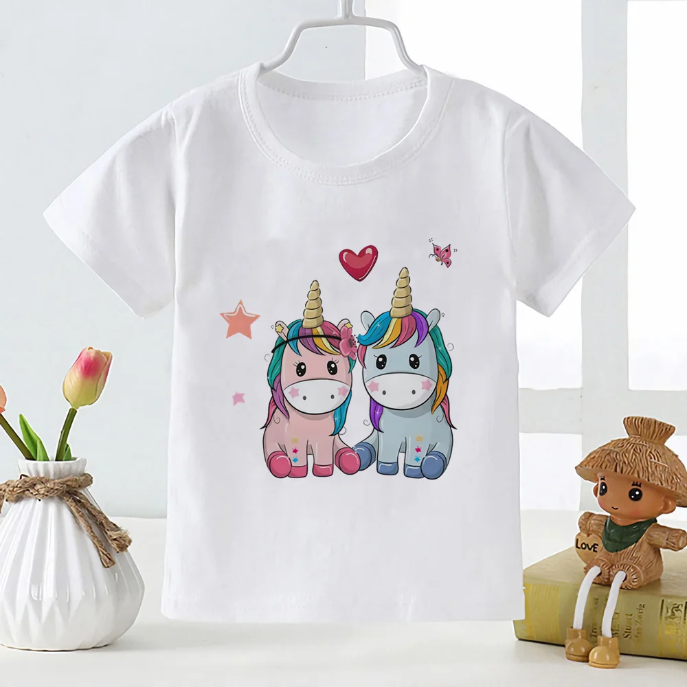 unicorns in Love baby t shirt