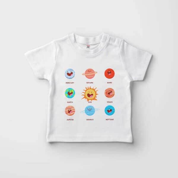 cute solar system baby t shirts