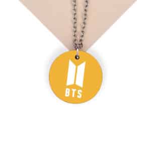 BTS Orange Logo Pendent