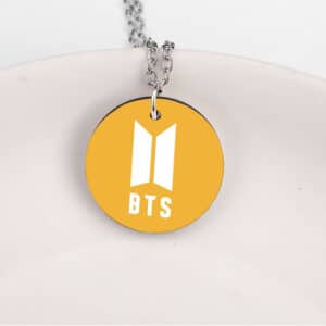 BTS Orange Logo Pendent