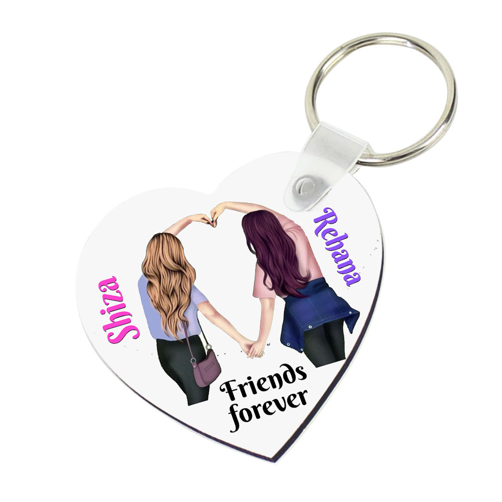 friends forever gift keychain