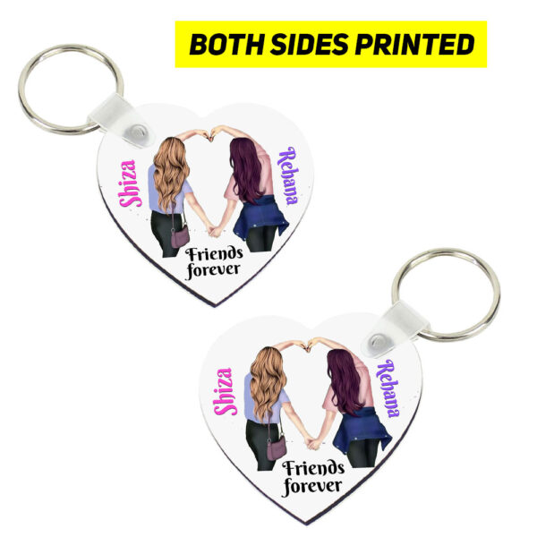 Best Friend Gift Keychain - Image 2