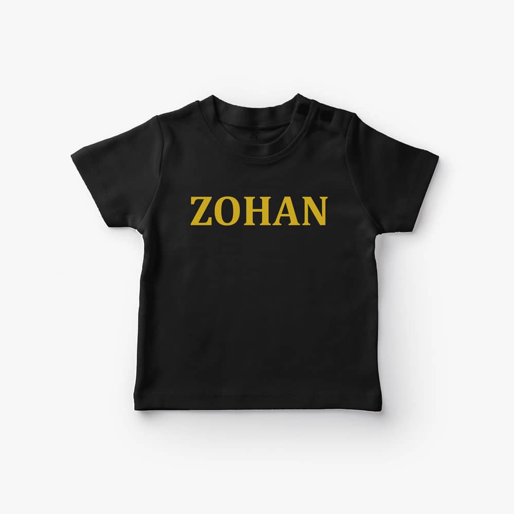 zohan name printed tshirt