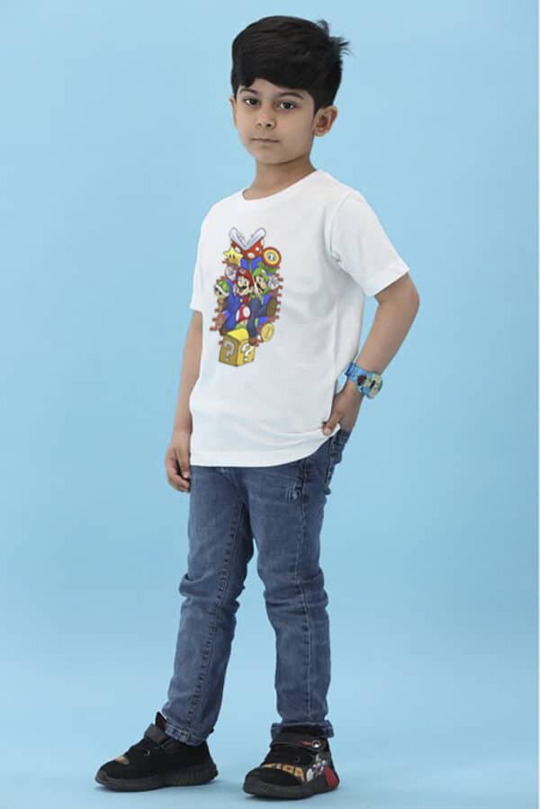 FUN Mario Kids T-Shirt bb03-04 - Image 3