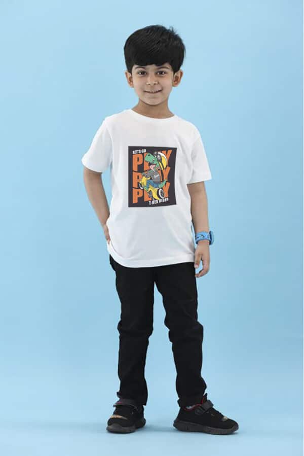 T-REX Rider Kids Graphic Tees bb03-08 - Image 3