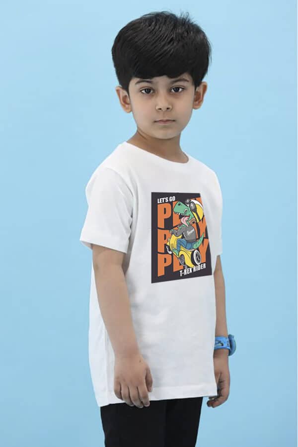 T-REX Rider Kids Graphic Tees bb03-08 - Image 2
