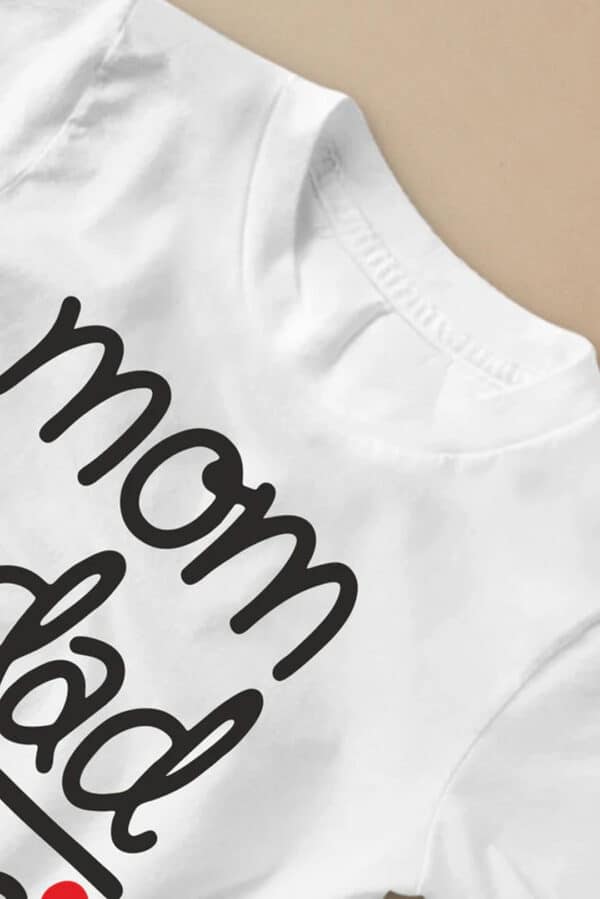 Mom+Dad= Me Kids T-Shirt bb04-01 - Image 3