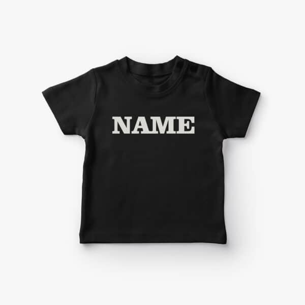 White Kids Name Tshirt