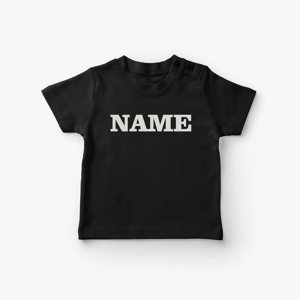 White Kids Name Tshirt