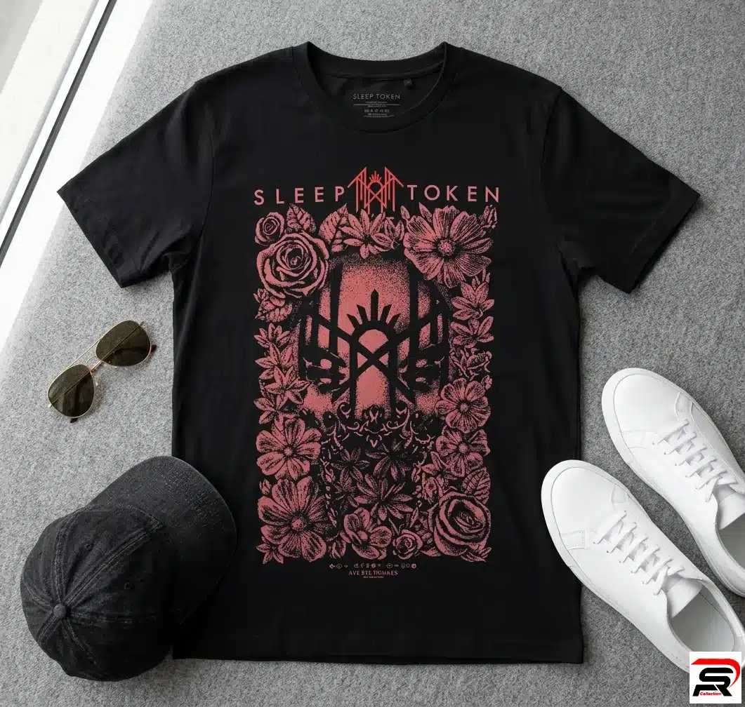 Sleep Token Floral Arcadia T Shirt
