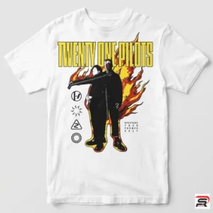 Twenty One Pilots On Fire T Shirt